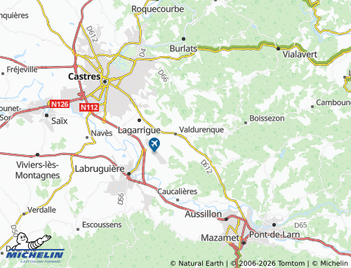 Mappa MICHELIN Valdurenque - ViaMichelin