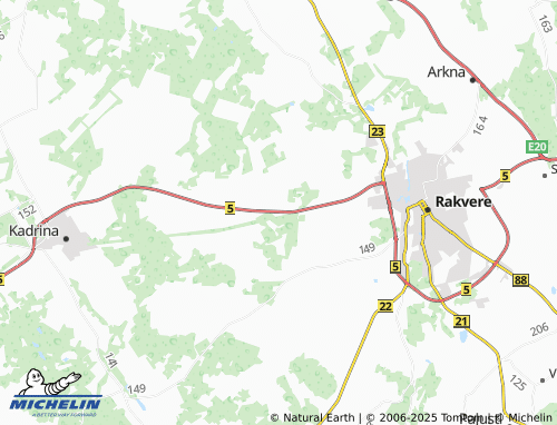 MICHELIN Karivärava map - ViaMichelin