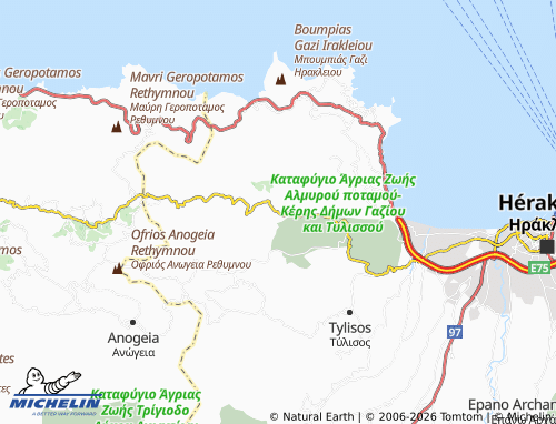 Carte MICHELIN Marathos - ViaMichelin