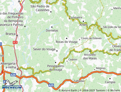 Carte MICHELIN Vila Seca - ViaMichelin