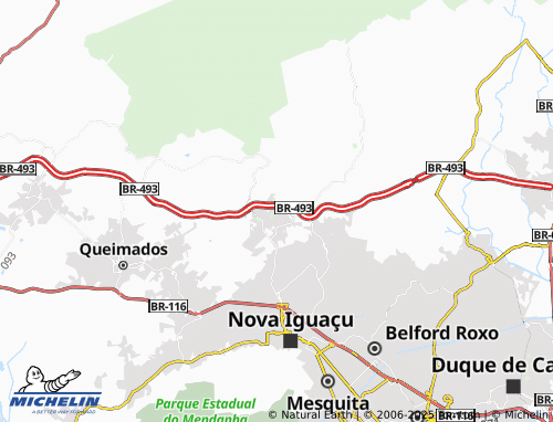 MICHELIN Vila Iguaçuana map - ViaMichelin