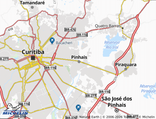 MICHELIN Pineville map - ViaMichelin