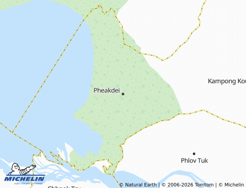 Mapa MICHELIN Pheakdei - ViaMichelin