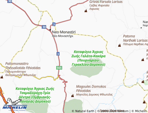 Carte MICHELIN Agrapidia - ViaMichelin