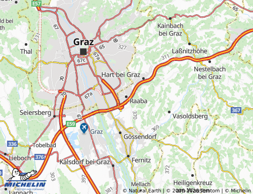 MICHELIN Raaba-Grambach map - ViaMichelin