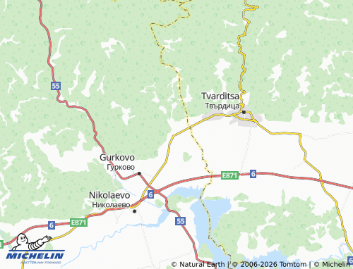 Mappa MICHELIN Konare - ViaMichelin