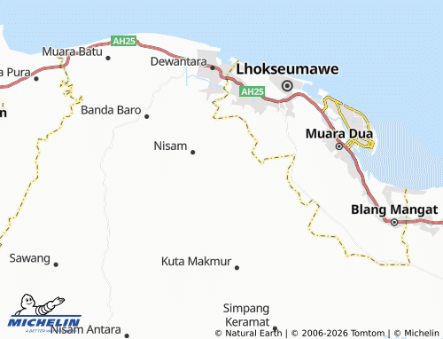 MICHELIN Blang Dalam Tunong map - ViaMichelin