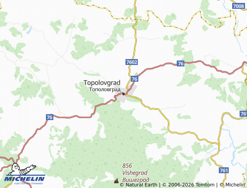 MICHELIN-Landkarte Topolovgrad - ViaMichelin