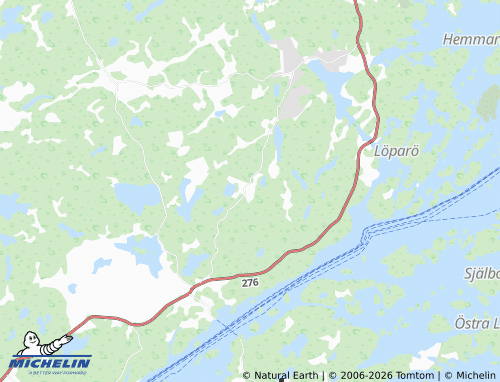 Mapa MICHELIN Svensboda - ViaMichelin