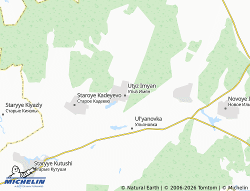 MICHELIN-Landkarte Utyz Imyan - ViaMichelin
