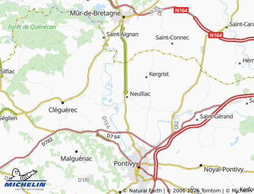 Kaart MICHELIN Neulliac - ViaMichelin