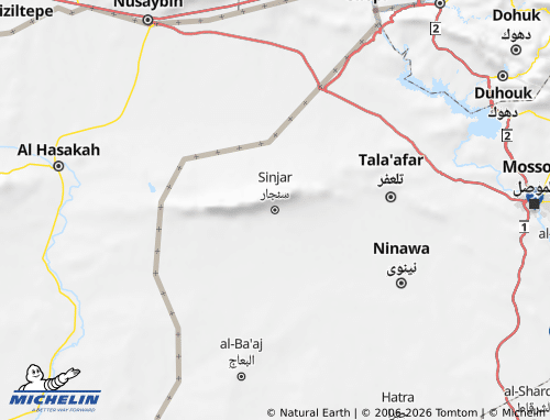 Carte MICHELIN Sinjar - ViaMichelin