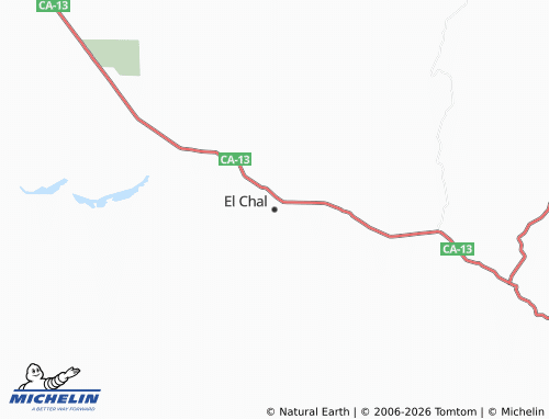 MICHELIN El Chal map - ViaMichelin