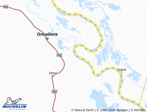 MICHELIN-Landkarte Diela - ViaMichelin