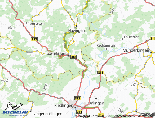 MICHELIN-Landkarte Baach - ViaMichelin