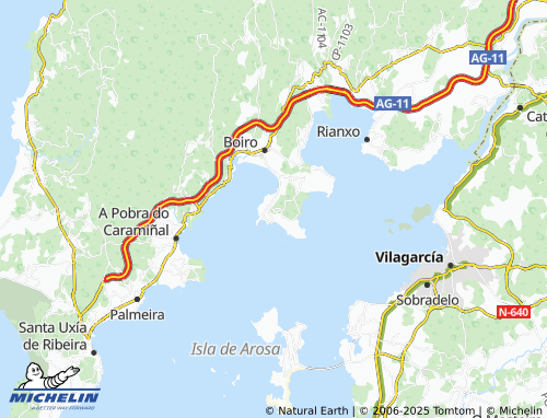 MICHELIN-Landkarte Santa María de Castro - ViaMichelin