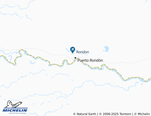 MICHELIN Puerto Rondón map - ViaMichelin