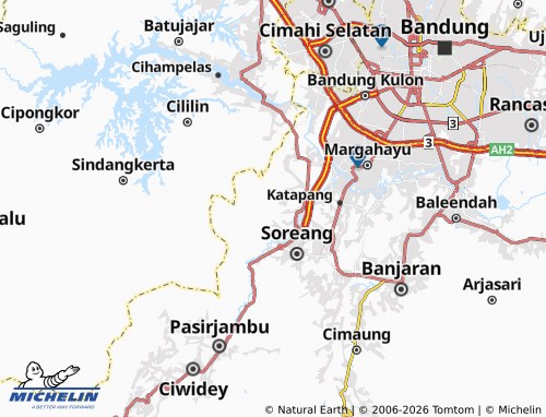 MICHELIN Kutawaringin map - ViaMichelin