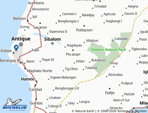 MICHELIN Millamena map - ViaMichelin