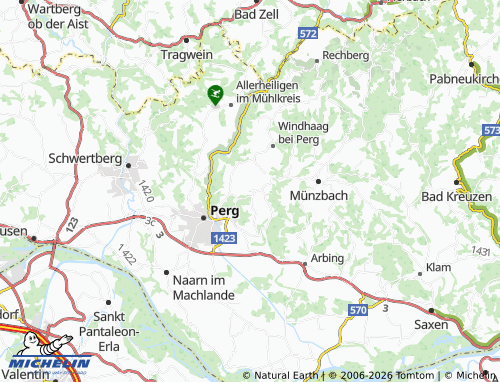 Mapa MICHELIN Pragtal-Forndorf - ViaMichelin