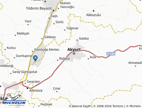 MICHELIN Beyazıt map - ViaMichelin