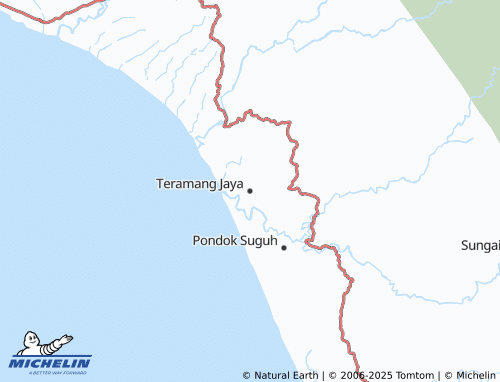MICHELIN Teramang Jaya map - ViaMichelin
