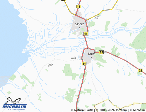 Carte MICHELIN Kyvling - ViaMichelin