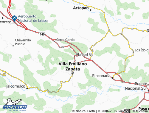 MICHELIN Plan del Río map - ViaMichelin