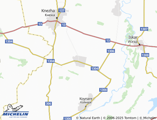 MICHELIN Brenitsa map - ViaMichelin