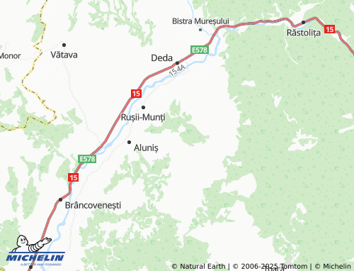 MICHELIN Fițcău map - ViaMichelin