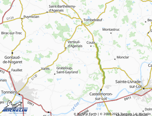MICHELIN Brugnac map - ViaMichelin