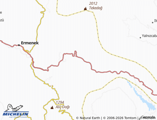 MICHELIN Çamlıca map - ViaMichelin