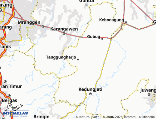Mapa MICHELIN Tanggungharjo - ViaMichelin