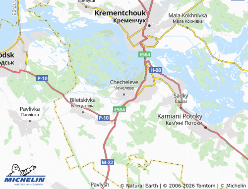 Mappa MICHELIN Checheleve - ViaMichelin