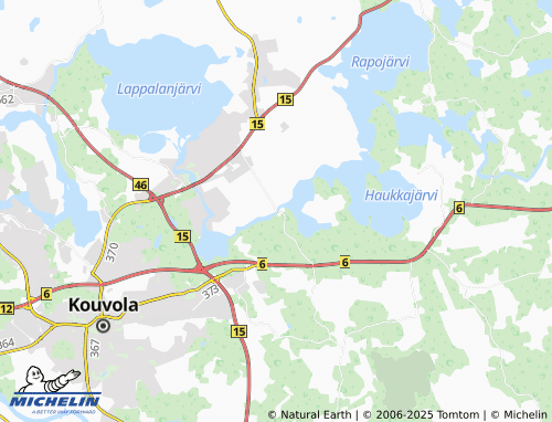 MICHELIN Jyräänkoski map - ViaMichelin