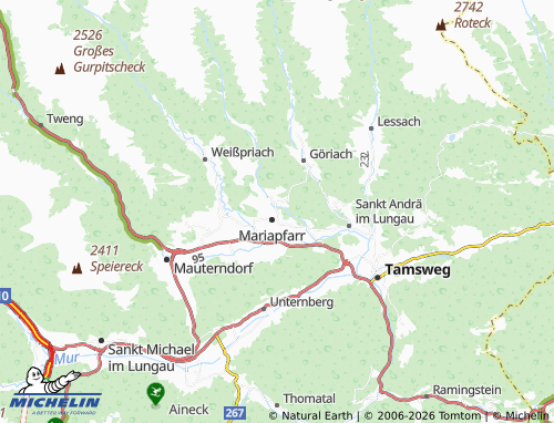 Mapa MICHELIN Örmoos - ViaMichelin