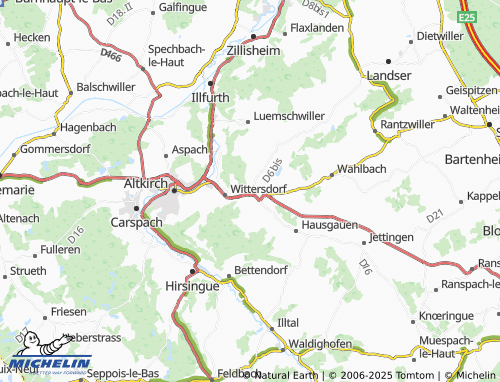 Carte MICHELIN Emlingen - ViaMichelin