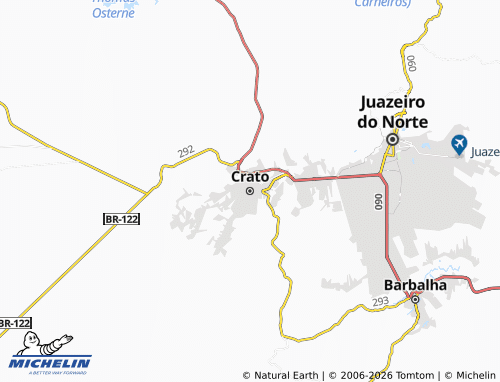 Mapa MICHELIN Crato - ViaMichelin