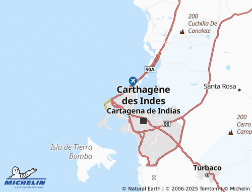 MICHELIN Pedro Salazar map - ViaMichelin