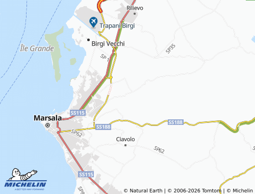 MICHELIN Case Puleo map - ViaMichelin