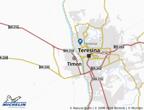 MICHELIN Parque União map - ViaMichelin