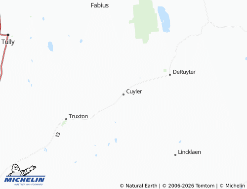 Mapa MICHELIN Cuyler - ViaMichelin