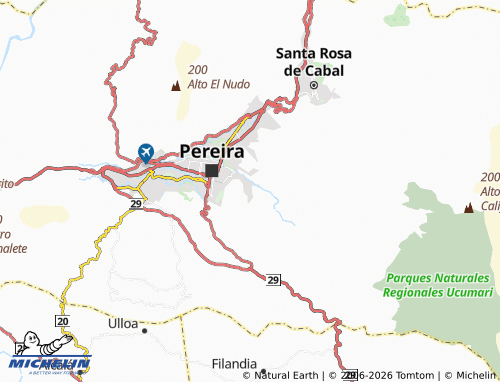 MICHELIN El Otoño map - ViaMichelin