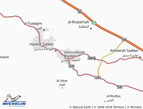 MICHELIN-Landkarte Badr - ViaMichelin