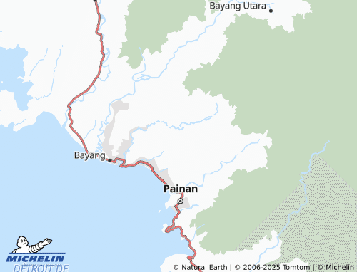 MICHELIN Ampuan Lumpo map - ViaMichelin
