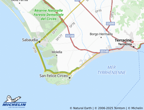 MICHELIN Borgo Montenero map - ViaMichelin