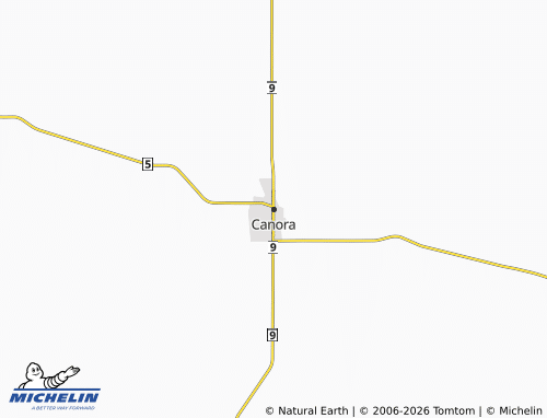 Mappa MICHELIN Canora - ViaMichelin
