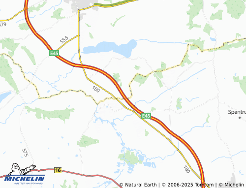 MICHELIN Husum Gårde map - ViaMichelin