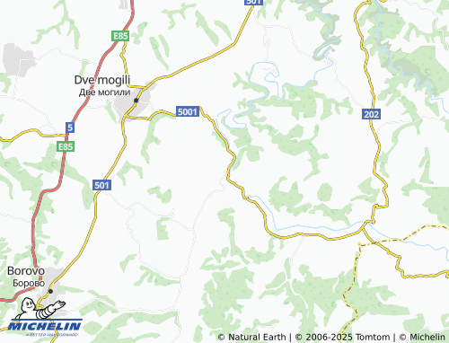 MICHELIN Shirokovo map - ViaMichelin
