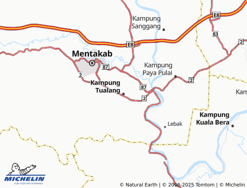 MICHELIN Kampung Tualang map - ViaMichelin